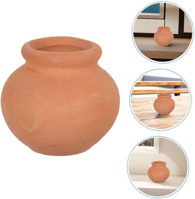 Mini Terracotta Succulent Pot Breathable Clay Planter for Indoor Outdoor Gardening DIY Crafts Home Decor
