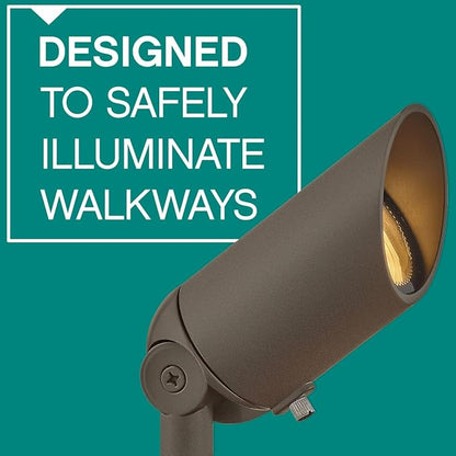 Hinkley 1536TXB-LMA27K LumaCORE 27K Variable Output 12v LED Spot Light - 12 Distinct Lighting Combinations - Textured Brown