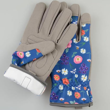 Yosoo Gardening Gloves for Women, Breathable Microfiber Thorn Proof Gloves for Pruning and Planting, for Gardening Tasks and Yard Work (S)