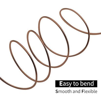 Bronze-1.5mm/16gauge-Anodized Aluminum Bonsai Training Wire 250g Large Roll,Many Size to Choose,KSVZS Bendable Metal Wire for Crafts,Sculpting,Armature and Daily Use,Necessities for Family