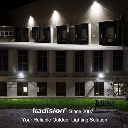 kadision LED Flood Light Outdoor 50W, 6500LM (200W HPS/MH Equiv.) 5000K Daylight, Waterproof Knuckle Mount LED Outdoor Flood Lights for Garden Porch Yard, 100-277V ETL Listed