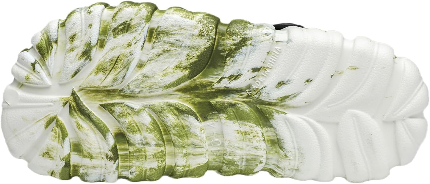 Optigard Monstera Slippers for Women and Men,Monstera EVA Thick Sole Pillow Slippers,Non Slip Quick Drying Breathable Beach Monstera Slides