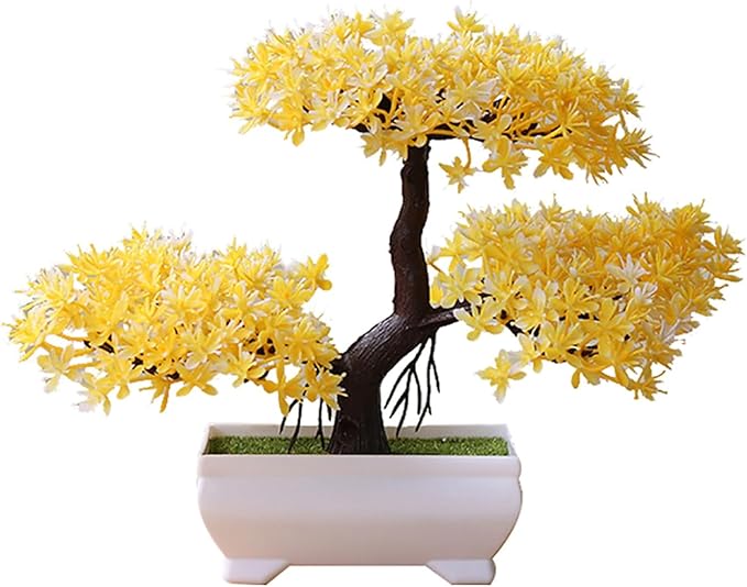 Talent Star Artificial Bonsai Tree Juniper Faux Plants Indoor Small Fake Plants Decor with Pots for Home Table Office Desk Bathroom Shelf Bedroom Living Room Farmhouse Decorations Wedding Tabletop Ye