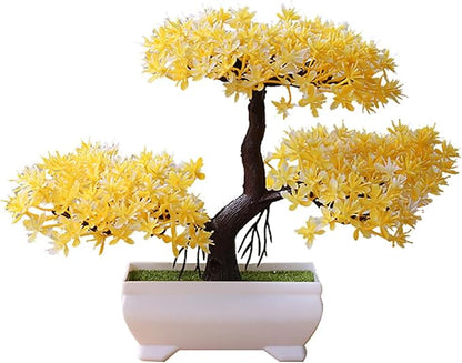 Talent Star Artificial Bonsai Tree Juniper Faux Plants Indoor Small Fake Plants Decor with Pots for Home Table Office Desk Bathroom Shelf Bedroom Living Room Farmhouse Decorations Wedding Tabletop Ye