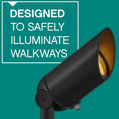Hinkley Lumacore Hardy Island 12V Variable Output Led 2700K Spot Light, Low Voltage Brass Satin Black