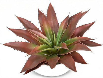 Outdoor Artificial Succulents Set - Unpotted Faux Aloe Plants & Metal Outdoor Decorative Plants, Weather-Resistant Faux Succulents for Patio, Garden, Porch Decoration