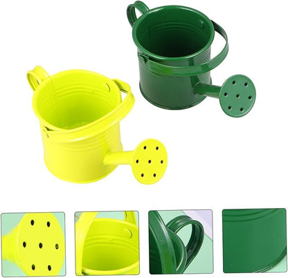 COHEALI 2pcs Iron Watering Cans for Modern Design Large Opening for Easy Refill Safe Material for Indoor and Outdoor Plant Gardening and Home Decoration
