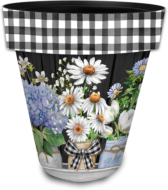 Briarwood Lane Crated Mason Jars Large Planter
