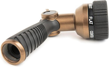 3-Pack Corvid Thumb Control 8-Pattern Garden Hose Nozzle, High-Pressure Adjustable Spray with Ergonomic Soft-Grip Handle and Durable Metal Construction, Ideal for Lawn & Garden, Car Washing
