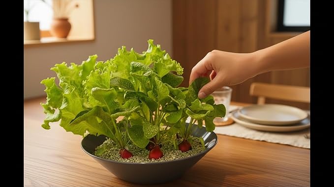 LA TERRA Soil for Herbs, Vegetable and Flowers, 3L (Medium Grain) Made in Japan – Nutrient-Enriched, Clean, No Mess, Reusable-Crystal Grain