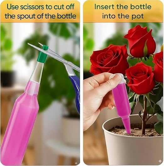 All-Purpose Rose Plant Food Fertilizer | Easy Cut & Stick Liquid Nutrient Solution for Indoor & Outdoor Plants | Promotes Vibrant Blooms, Strong Roots & Lush Foliage | Made in The USA