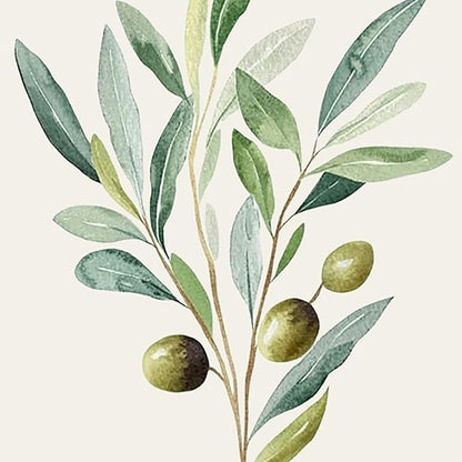 Framed Boho Sage Green Botanical Wall Art for Living Room, Farmhouse Minimalist Plant Artwork for Walls, 4 piece Vintage Leaf Picture Prints for Bathroom Bedroom Kitchen Wall Decor, 12x16 Inch