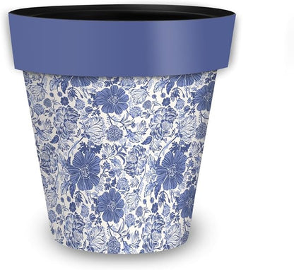 Briarwood Lane Blue and White Floral Small Planter