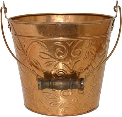Headwind Vintage Collection - Floral New Penny Planter with Handles – 8 Inch Medium Flower Pots Decorative Plant Indoor – Plant Pots Indoor with Drainage by Robert Allen