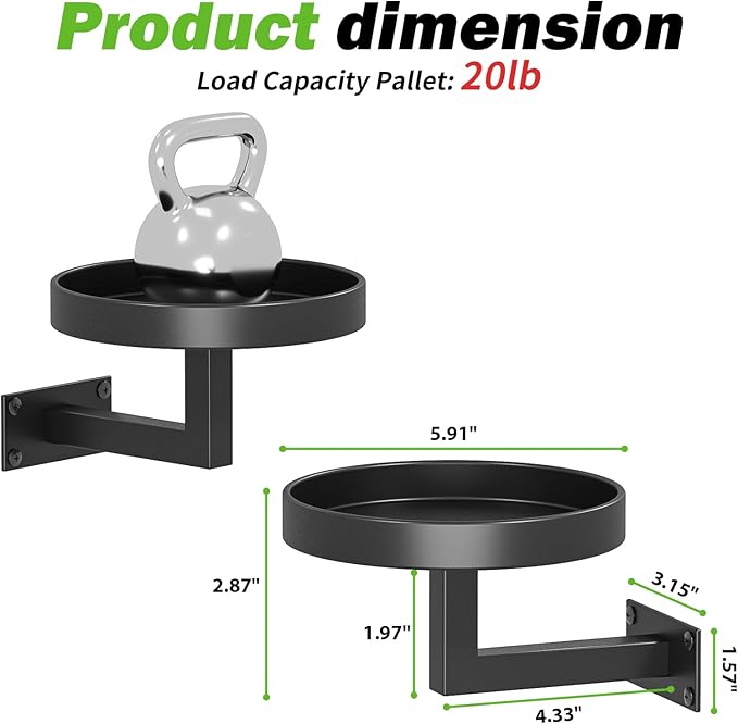 Gezen 3 Pack Wall Plant Holder, Plant Frames Wall Decor, Float Metal Rack for Indoor Plants, Round Display Shelves Hanging Planter for Outdoor
