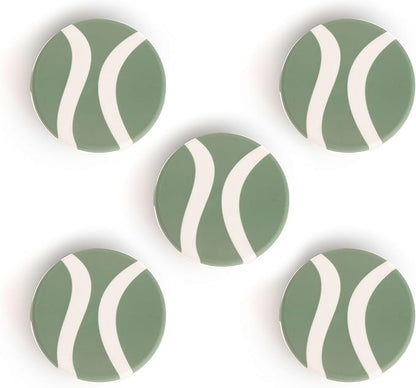 Gardyn Caps for Your Gardyn Hydroponics Growing System & Indoor Garden - Perfect Solution for a Cleaner & More Beautiful Garden - Must-Have for Growing Fewer Than 30 Plants - 5 Pack, Sage Green