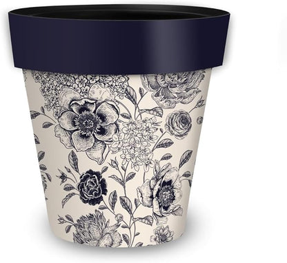 Briarwood Lane Woodcut Floral Small Planter