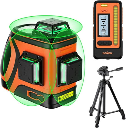 Outdoor Laser Level with Receiver and Tripod Up To 400ft, Class Ⅱ