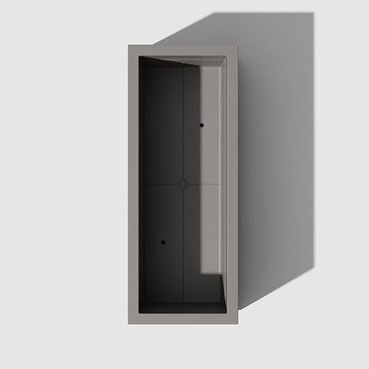 Veradek Block Series Long Box Planter - Large Rectangular Planter for Indoor or Outdoor Patio/Porch | Durable All-Weather Use with Drainage Holes | Modern Décor for Tall Plants, Flowers or Shrubs