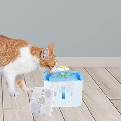 Cat Water Fountain Filters, Cirfifth Cat Fountain Filter Replacement, for Square Cat Water Fountain Inside (16 Pack)