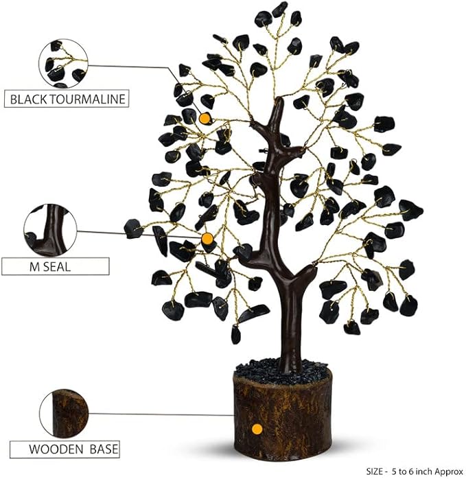 Black Tourmaline, Crystal Tree, Good Luck Gifts, Black Tourmaline Stone, Energy Healing, Authentic Black Tourmaline, Spiritual Gifts, Tourmalines, Crystals and Healing Stones for Positive Energy