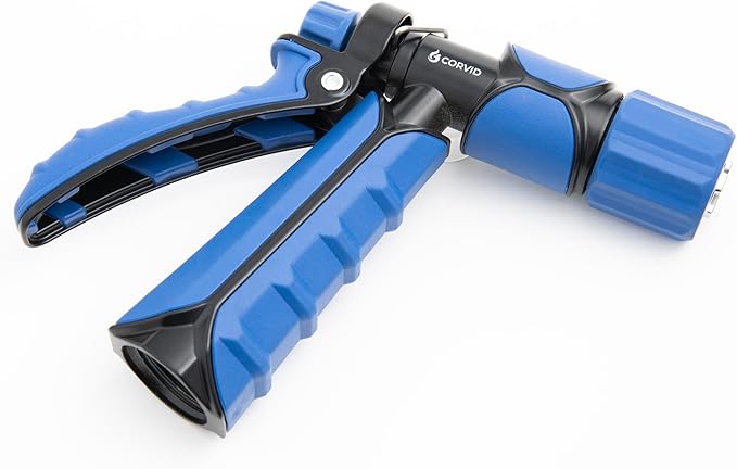 Rear Trigger Adjustable Spray Hose Nozzle – Durable Plastic Construction with Adjustable Stream Control – Ideal for Car Washing, Lawn & Garden, and Outdoor Cleaning Tasks (2)
