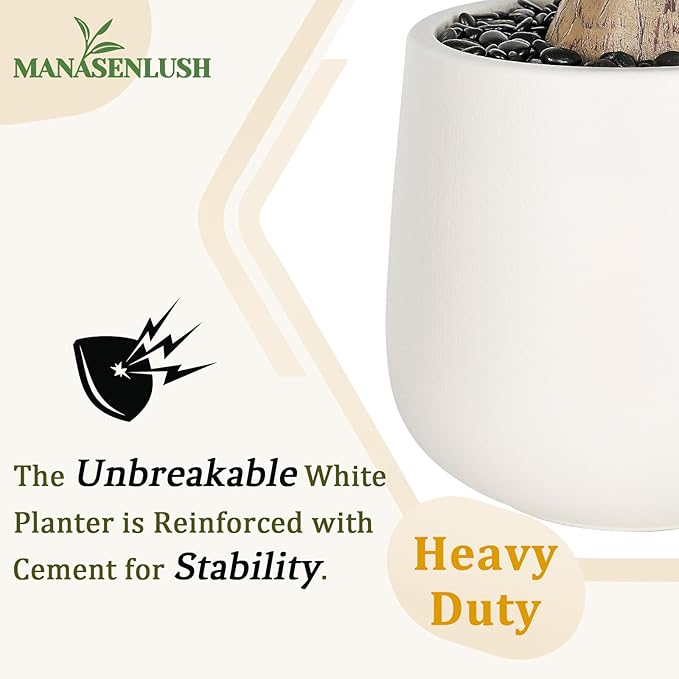 8 FT Artificial Fiddle Leaf Fig Tree with White Planter and Black Pebble, Tall Faux Ficus Lyrata with Thick Trunk and Emerald Leaves, Fake Ficus Tree for Office Home Indoor Decor