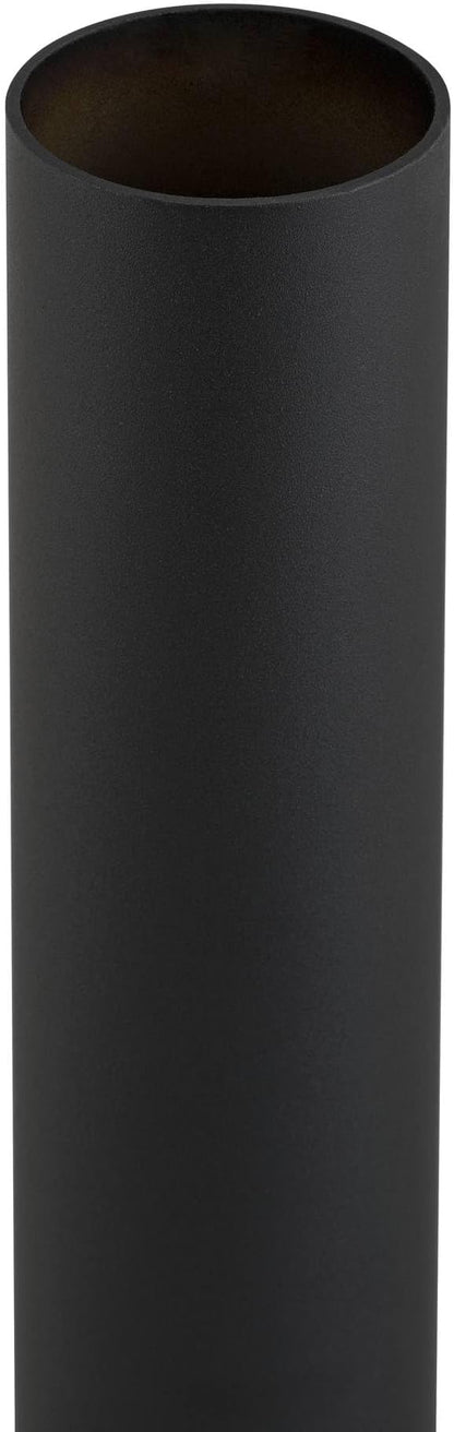 John Timberland Cantwell 76" High Black Outdoor Light Post
