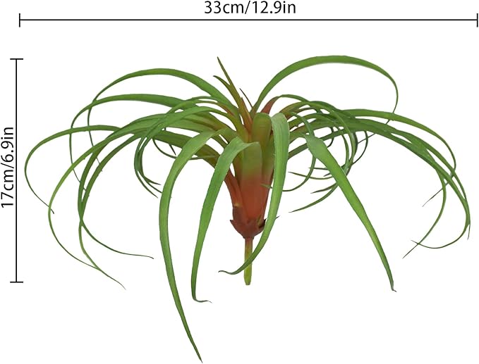Agusbagli Succulents Plants Artificial, Large Fake Succulents Unpotted Flowers Pineapple Grass Greenery Plants for Home Outdoor Wedding Floral Arrangement Green