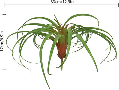 Agusbagli Succulents Plants Artificial, Large Fake Succulents Unpotted Flowers Pineapple Grass Greenery Plants for Home Outdoor Wedding Floral Arrangement Green