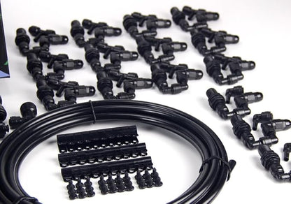 MistKing – Advanced Misting System (3/8” Backbone), 5th Gen | Used by Zoos, Institutions & Hobbyists | Expandable to 70 Nozzles | Fine Mist | 50 Micron Droplets | Upgraded Timer & Components |