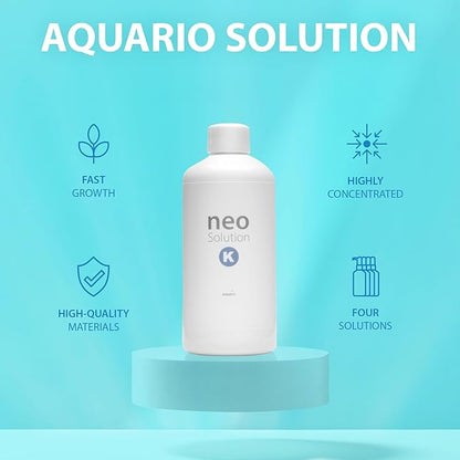 Plant Fertilizer for Aquarium Plants - Potassium-Rich Liquid Fertilizer Promotes Photosynthesis & Healthy Growth for Fish and Aquatic Plants - Neo Solution K, 1000ml