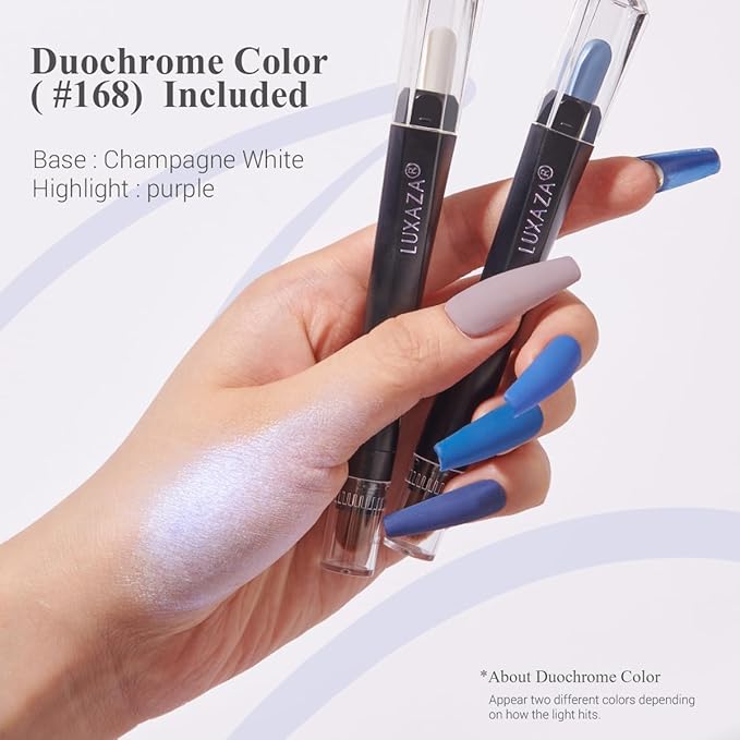 Neutral Eyeshadow Stick Makeup 6PCS Set, Metallic Shimmer Matte Cream Eye Shadow Eyeliner Brightener Pencil Crayon - Mermaidcore
