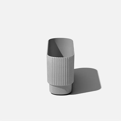 Veradek Demi Series Long Planter for Porch, Patio, Backyard | Durable Plastic-Stone Composite Material | Modern Décor for Shrubs, Flowers