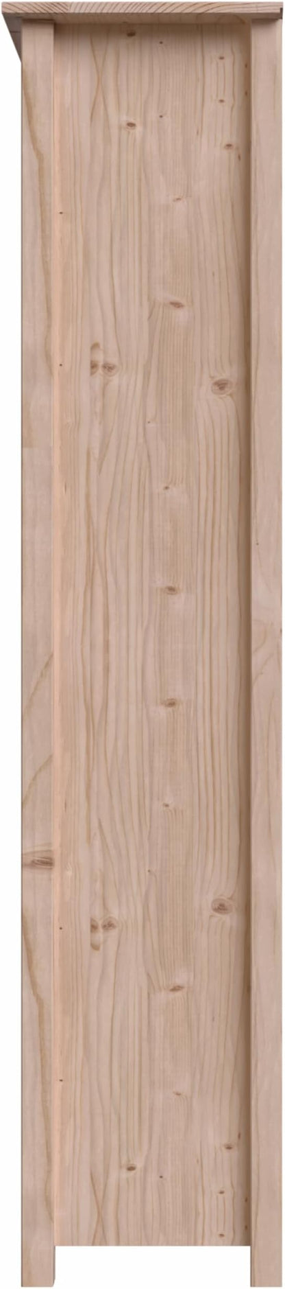 From the Tree Furniture Solid Pine Wood Bookcase – Tall Bookshelf with 4 Adjustable Shelves for Home, Office & Kids Room