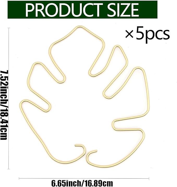 Plant Support Clips - 5-Pack of 7.52x6.65 Inch Indoor plant stabilizer for Vines,Monstera, Pothos & Philodendron | plant stem support,Durable Trellis Accessories for Gardening