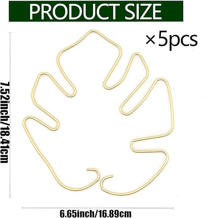 Plant Support Clips - 5-Pack of 7.52x6.65 Inch Indoor plant stabilizer for Vines,Monstera, Pothos & Philodendron | plant stem support,Durable Trellis Accessories for Gardening