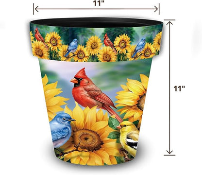 Briarwood Lane Birds in The Garden Medium Planter