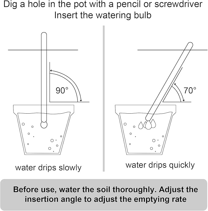 Self Watering Planter Insert. Plant Watering Devices. Plant Watering Bulbs. 4-PCS Plant Watering Globes. Rainbow Colors Cactus Shape Self Watering Globes Medium Size. Plant Lover Gifts