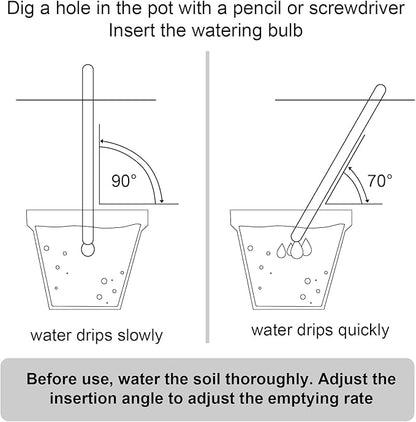Self Watering Planter Insert. Plant Watering Devices. Plant Watering Bulbs. 3-PCS Plant Watering Globes. Cactus Shape Self Watering Globes