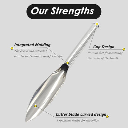 Dig and Potting Scoop Planting and Gardening Hand Digging Tools Stainless Steel Garden Shovel and Soil Sifter and Transport Set