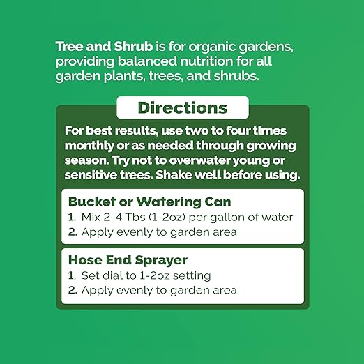 Bloom City's Tree Fertilizer & Shrub Fertilizer for Healthier Growth, 1 Gallon (128oz)