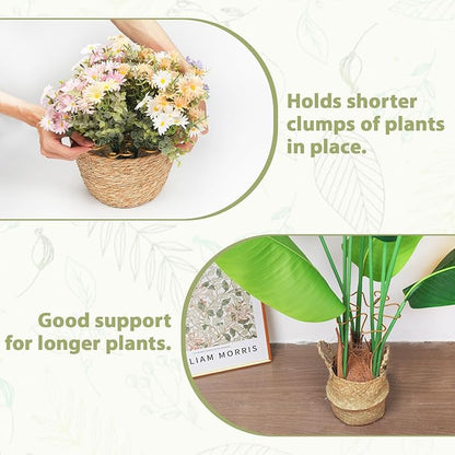 PRETTY JOLLY 5PCS Iron Monstera Plant Support Stakes Premium Plant Stand for Indoor & Outdoor Plants Practical Leaf Holders,Durable Trellis Accessories for Gardening Enthusiasts(Butterfly)