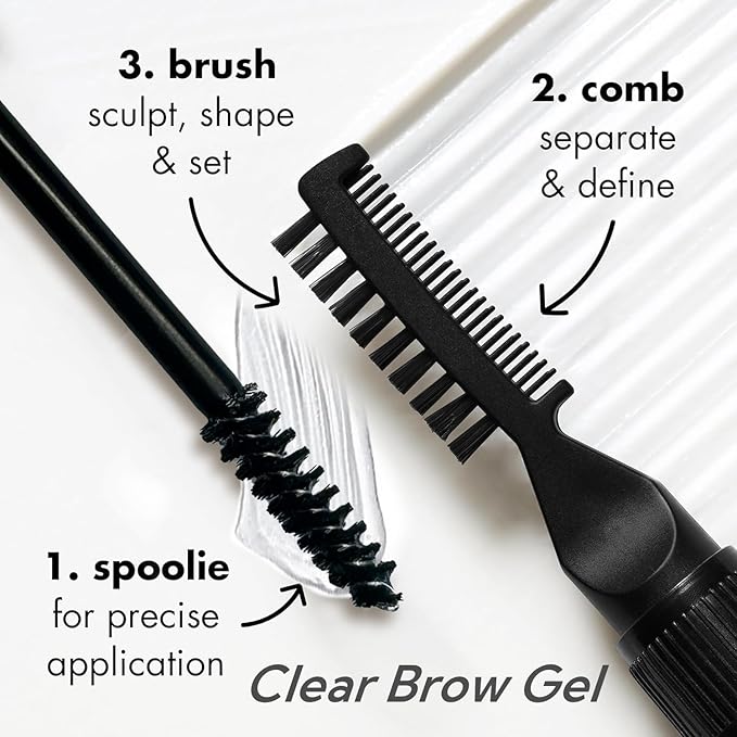 LAVONE Eyebrow Pencil Kit with Microblading Pen, Clear Gel, Eyeliner, Dual-ended Brush, Waterproof, Smudge Proof, Long Lasting Makeup Formula, Eyebrow Pencils for Women - Soft Brown