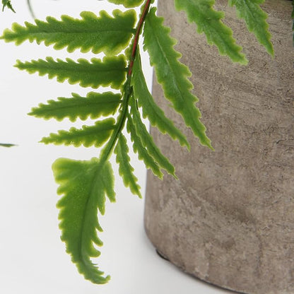 Hollyone Small Fake Plant Potted Plants Artificial Decor Silk Boston Ferns Plant Faux Plants in Pots for Home Living Room Bedroom Desk Bathroom Window Shelf Farmhouse Decoration