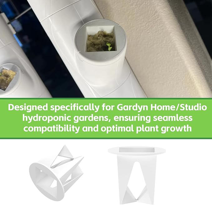 Grow yCube Hydroponic Growing Cups for Gardyn - Compatible with Gardyn Home/Studio Indoor Garden System (10 Pack)