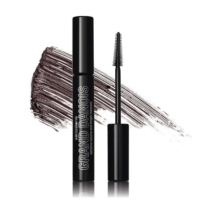Hypoallergenic Mascara Sensitive Eyes - Smudge-Proof, Sweatproof, Lengthening Mascara for Maximum Volume and Length - Vegan, Non Toxic Mascara (Brown, 9 ml)