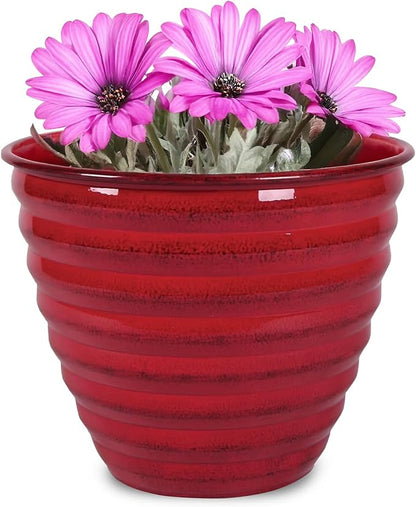 Headwind Robert Allen Ironstone Decorative Planter Avondale Classic Collection, Autumn Blaze, 10-Inch