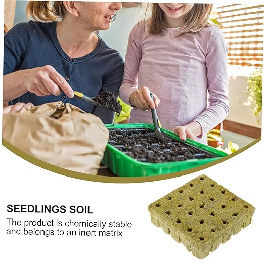 Sosoport 75pcs Indoor Plants Slow Release Fertilizer Spikes for Soil Blocker Plant Peat Block Gardening Soil Block