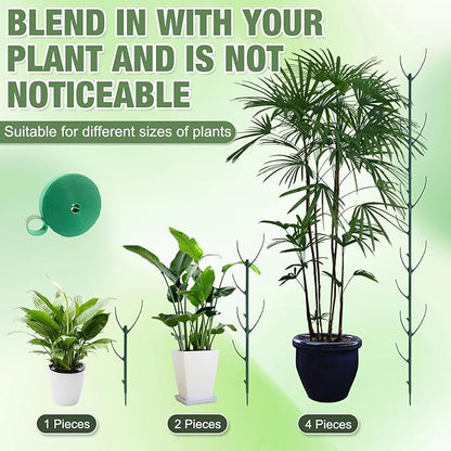 Stackable Monstera Plant Support Stakes,Garden Plant Stakes for Indoor and Outdoor Plants,Garden Accessories for Climbing Potted Plants,Plant Holder Stick for Support Tall Potted Plants(10pcs)